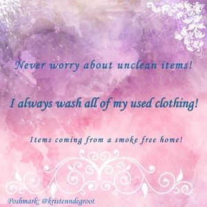 All used items washed!